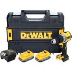 Dewalt dcd 805 e2t perceuse - visseuse � percussion sans fil 18 v 90 nm brushless + 2x batterie powerstack ...