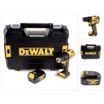 Dcd708nt perceuse - visseuse sans fil 18v li - ion brushless + 1x batterie 4, 0ah + coffret - sans chargeur ...