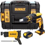 Dewalt dcf 620 nt visseuse pour cloisons s�ches sans fil 18 v 30 nm brushless + 1x batterie 4, 0 ah + ...