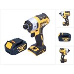 Dcf 887 n cl� � choc sans fil 18 v 205 nm 1 / 4'' brushless + 1x batterie 4, 0 ah - sans chargeur - dewalt ...