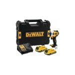 Dewalt - dcf809d2t boulonneuse � chocs sans fil brushless 18v ? 2ah 2 batteries coffret tstak