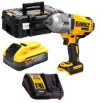 Dewalt - dcf900h1t - qw boulonneuse � chocs 18v xr 1 / 2' 1396nm 1x5ah powerstack en coffret tstak