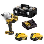Dewalt dcf961p2t visseuse � choc sans fil 1 / 2 1632nm - 2 x 5. 0ah batteries, chargeur et tstak