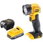 Dewalt dcl 040 e1 lampe led sans fil 18 v 110 lm + 1x powerstack batterie 1, 7 ah + chargeur