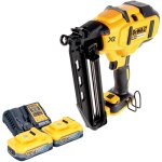 Dewalt dcn 660 h2 cloueur sans fil 18v 32 - 63 mm brushless + 2x powerstack batterie 5, 0 ah + chargeur ...
