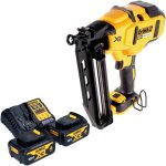 Dewalt dcn 660 m2 cloueur sans fil 18v 32 - 63 mm brushless + 2x batterie 4, 0 ah + chargeur