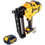 Dewalt dcn 660 n cloueuse sans fil 18v 32 - 63 mm brushless + 1x batterie 4, 0 ah - sans chargeur