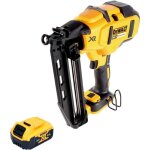 Dewalt dcn 660 n cloueuse sans fil 18v 32 - 63 mm brushless + 1x batterie 5, 0 ah - sans chargeur