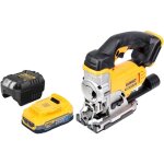 Dewalt dcs 331 e1 scie sauteuse sans fil 18 v + 1x batterie powerstack 1, 7 ah + chargeur