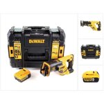 Dewalt - dcs 367 nt scie sabre sans fil 18v brushless + coffret de transport tstak + 1x batterie 5, 0 ...