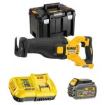 Dewalt dcs389t1 - qw scie sabre 54v xr flexvolt + 1 x 6. 0 ah 54v batterie + chargeur - en coffret