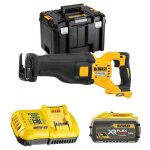 Dewalt dcs389x1 - qw scie sabre 54v xr flexvolt + 1 x 9. 0 ah 54v batterie + chargeur - en coffret