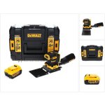 Dewalt dcw 200 nt ponceuse vibrante sans fil 18 v 108x115 mm + 1x batterie 4, 0a h + tstak - sans chargeur ...