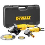 Dewalt - duo de meuleuses 2200w 230 mm & 900w 125 mm - 2 carters de protection - dwe492duo2 - qs