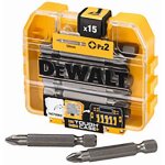 Jeu d'embouts de vissage dewalt x 15 pi�ces ( prix pour paquet de 15 )