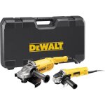 Dewalt - kit double meuleuse d'angle 230 / 125 mm en coffret