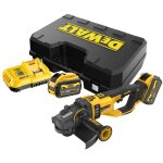 Dewalt - meuleuse 230 mm xr flexvolt 54v brushless 2 batteries 54v 3. 0ah - chargeur - coffret - dcg460x2 ...