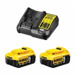 Dewalt - power set (2 x 18v 5, 0 ah dcb107)