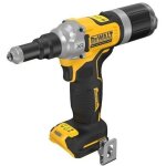 Dewalt - riveteuse xr 18v 2x1, 7ah li - ion 6, 4 mm powerstack - moteur brushless - dcf414e2gt - qw