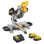 Dewalt - scie � onglets radiale 18v xr �184 mm (2x5, 0 ah) dcs365p2