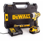Dewalt - dcf887m1 - qw visseuse à chocs 18v xr 205 nm + 1x4, 0 ah + coffret t - stak Dewalt - dcf887m1 - qw visseuse à chocs 18v xr 205 nm + 1x4, 0 ah + coffret t - stak