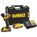 Dewalt - visseuse � chocs xr 18v brushless avec 2 batteires 18v 2. 0ah - chargeur - coffret - dcf840d2t ...