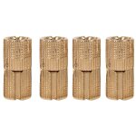 Dewin - 4 pices / paquet charnires de baril en cuivre de 12 mm armoire cache charnires de porte invisibles ...