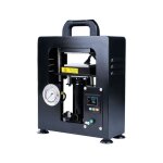 Dewin presse  chaleur hydraulique manuelle, 10 tonnes, 600w, double plaque chauffante, machine d'extraction ...
