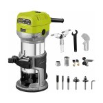Dewinner - bois dfonceuse affleureuse lectrique 710w 13000 - 33000rpm, 6 vitesses variables, 3 pinces ...