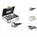 Festool df 500 q - plus fraiseuse  tourillonner domino 420w 28mm dans systainer ( 494847 ) + domino ...