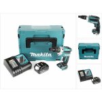 Makita - dfs 251 rmj 18 v li - ion visseuses bardage brushless + coffret makpac + 1x batterie bl1840 ...