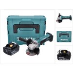 Dga 452 f1j meuleuse d'angle sans fil 18 v 115 mm + 1x batterie 3, 0 ah + makpac - sans chargeur - makita ...