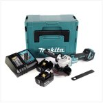 Dga 513 rmj meuleuse d'angle sans fil 18v 125mm brushless + 2x batterie 4, 0ah + chargeur + makpac - ...