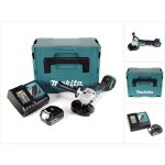 Dga 517 rf1j meuleuse d'angle sans fil 18v 125mm + 1x batterie 3, 0ah + chargeur + coffret de transport ...