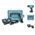 Makita - dhg 180 rfj pistolet  air chaud sans fil 550 c 18v + 2x batteries 3, 0ah + chargeur + coffret ...