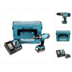 Makita dhp 453 rt1j perceuse - visseuse  percussion sans fil 18v 42nm + 1x batterie 5, 0ah + chargeur ...