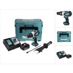 Dhp 458 rm1j 18v li - ion perceuse visseuse à percussion sans fil avec boîtier makpac + 1x batterie bl ... Dhp 458 rm1j 18v li - ion perceuse visseuse à percussion sans fil avec boîtier makpac + 1x batterie bl ...