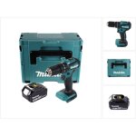 Dhp 483 g1j perceuse - visseuse � percussion sans fil 18 v 40 nm + 1x batterie 6, 0 ah + makpac - sans ...