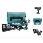Makita dhp 484 rfj perceuse visseuse � percussion sans fil 18v li - ion + 2x batteries 3, 0 ah + chargeur ...