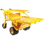 Diable �lectrique 400 kg 4 roues motrices largeur 940 mm avec 2 plateaux mw tools es400b2