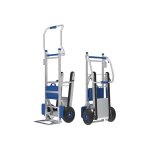 Diable �lectrique escalier pliable - pelle 450x270mm - charge 150kg - dce150
