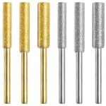 Diamant aff�teur de tron�onneuse, aff�teur de tron�onneuse pierre bits, haute duret� titane plaqu� burr ...