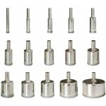 Diamant foret 15pcs 6 - 50mm trpan scies cloche outils set forets diamant cutter acier carbone pour ...