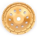 Jusch - diamant meule 230 x 22, 2 mm - turbo diamant meule boisseau pour béton, granit, pierre, marbre, ... Jusch - diamant meule 230 x 22, 2 mm - turbo diamant meule boisseau pour béton, granit, pierre, marbre, ...