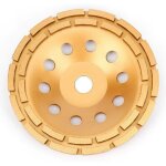 Diamant meule 230 x 22, 23 mm - turbo diamant meule boisseau pour b�ton, granit, pierre, marbre, pierre, ...