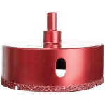 Diamant�s scie cloche foret, coupe - trou de performance pour verre / tuile / granit / marbre (100mm) ...