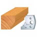 Jeu de 2 fers profil�s acier ht 40 x 4 mm - n�019 1 / 4 de rond � talon - outil de menuiserie - diamwood ...