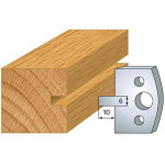 Diamwood fers profil�s en acier ht pour outil de menuiserie - 2 pi�ces - dimensions 40 x 4 mm - n�016 ...