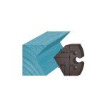 Diamwood jeu de 2 contre - fers profilés en acier avec chanfrein 45° et 30° - ht. 48 x 5, 3 mm - trou ... Diamwood jeu de 2 contre - fers profilés en acier avec chanfrein 45° et 30° - ht. 48 x 5, 3 mm - trou ...