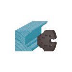 Jeu de 2 contre - fers profils en acier haute qualit - ht. 48 x 5, 3 mm - utilisation professionnelle ...